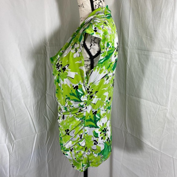 Worthington Petite Sleeveless Floral Blouse - Picture 3 of 5